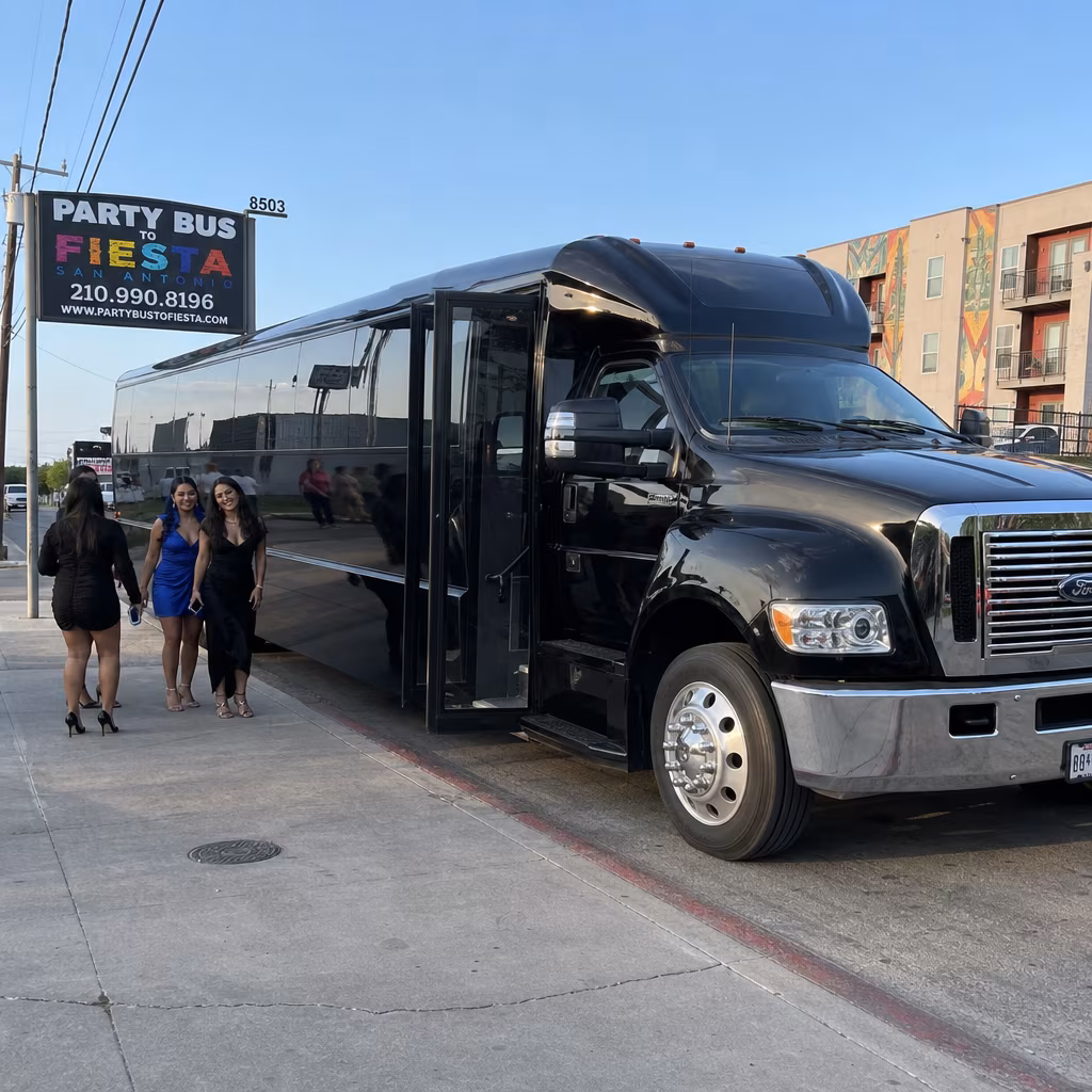 Party Bus to Fiesta San Antonio