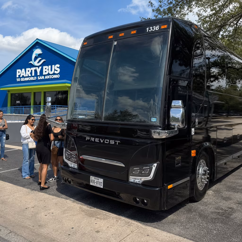 Party Bus to SeaWorld San Antonio