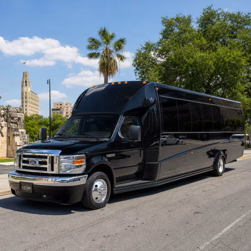 20 Passenger Party Bus Exterior