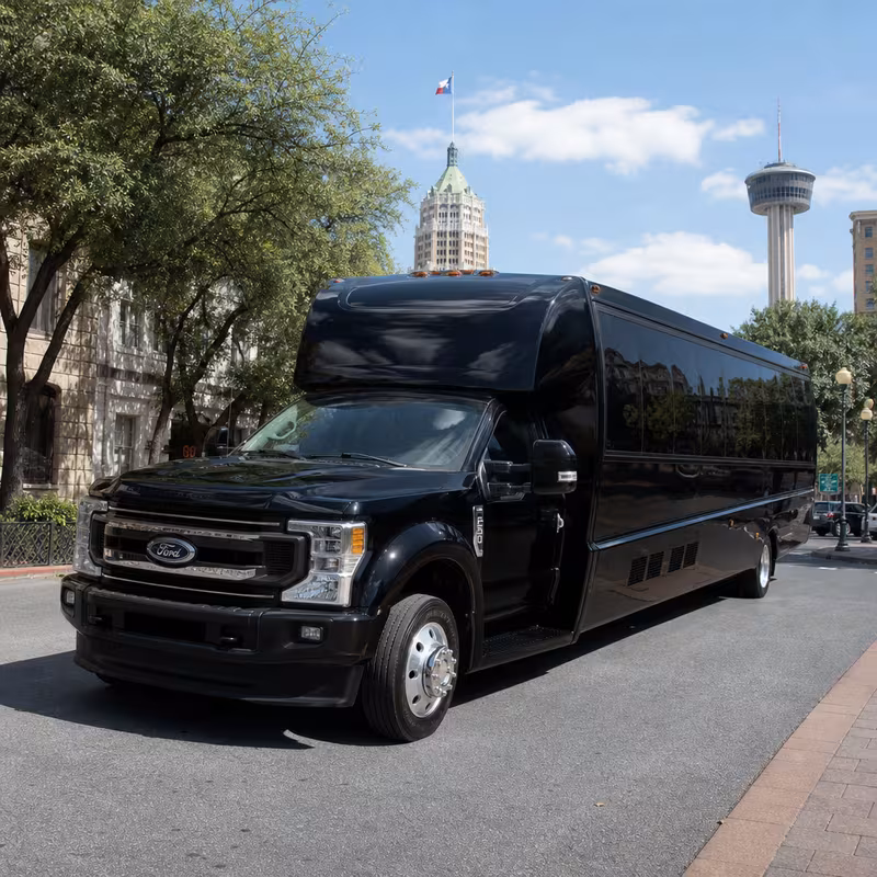 30 Passenger Party Bus Exterior