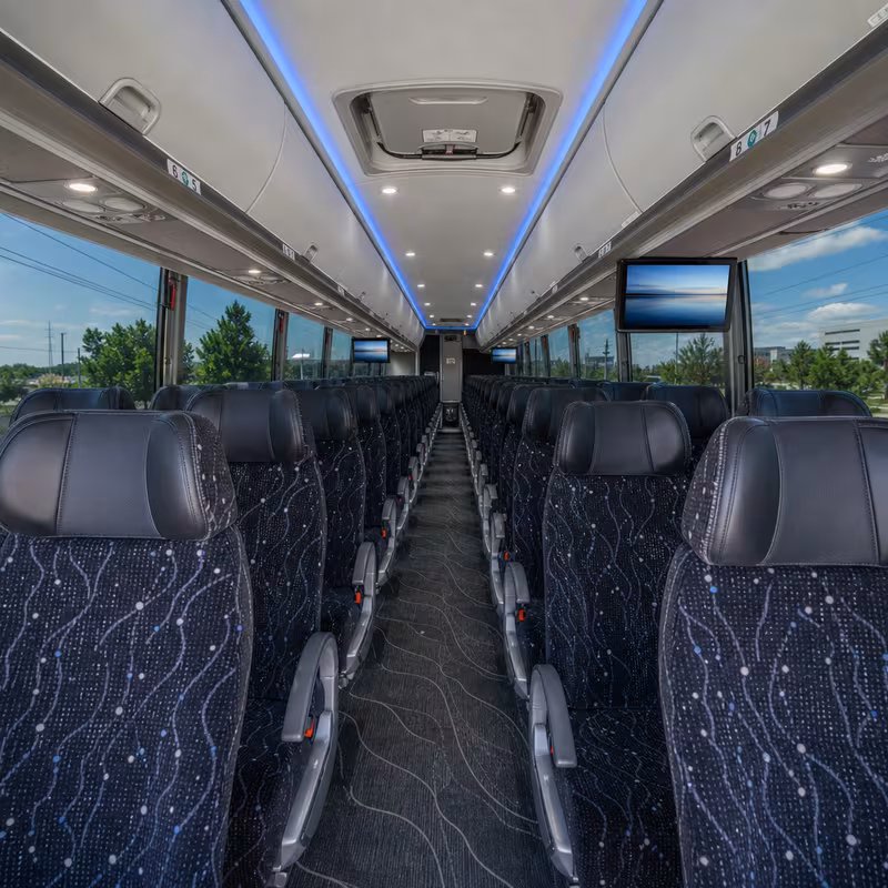 Charter Bus Interior