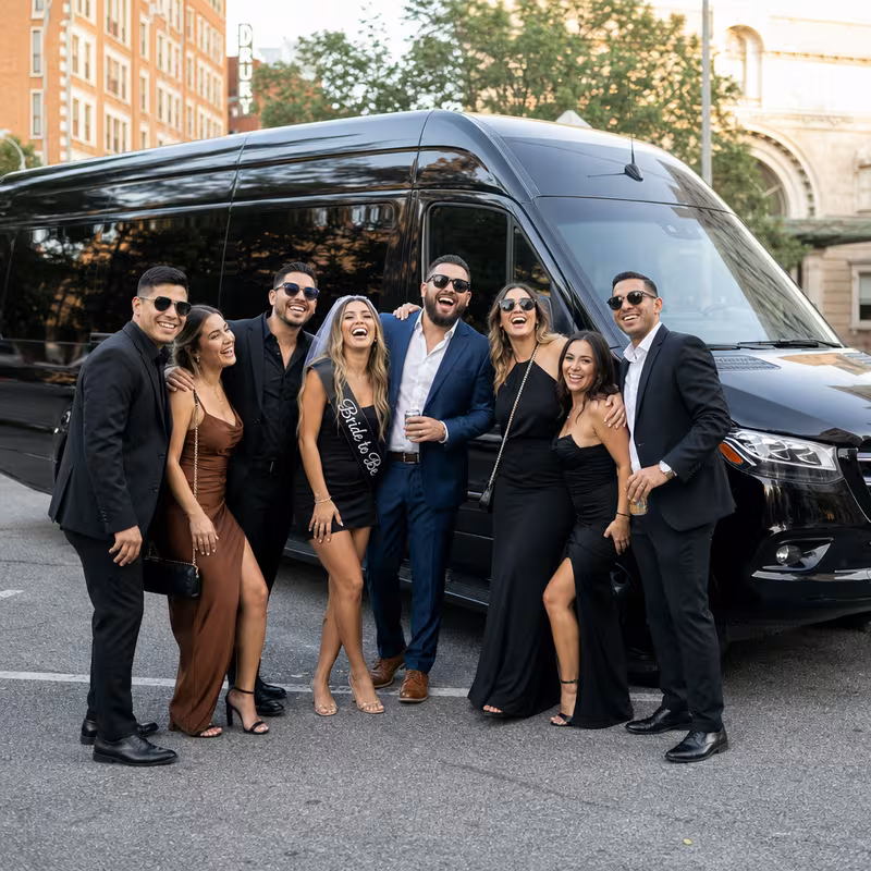 San Antonio Bachelor & Bachelorette Transportation fleet vehicle