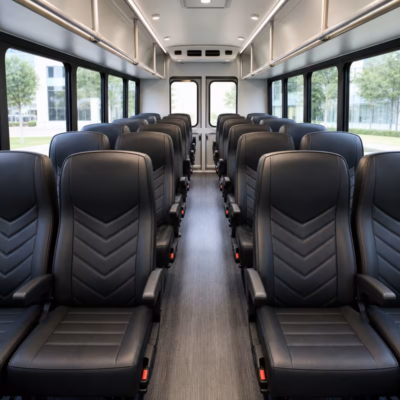 15-35 Passenger Minibus Inside