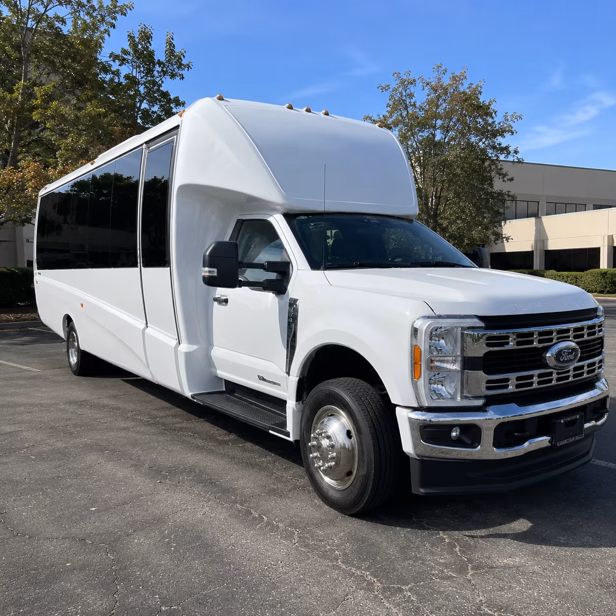 San Antonio Airport Shuttle & Transportation party bus exterior