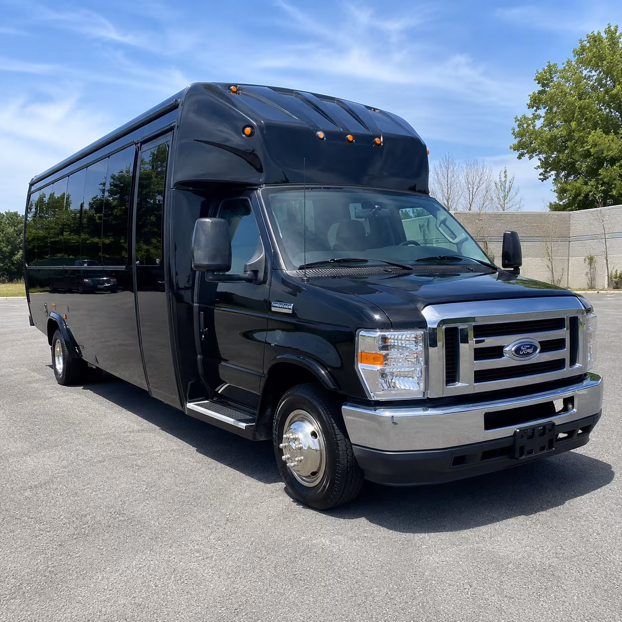 San Antonio Birthday, Sweet 16, & Quinceañera Transportation party bus exterior