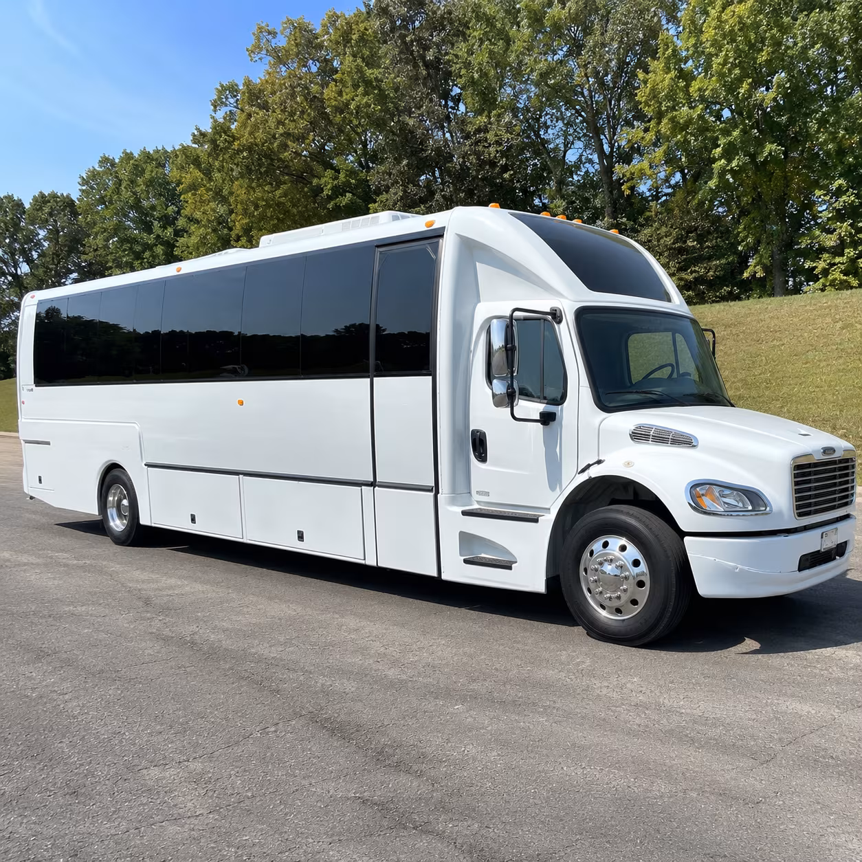 San Antonio Private Event Transportation party bus exterior