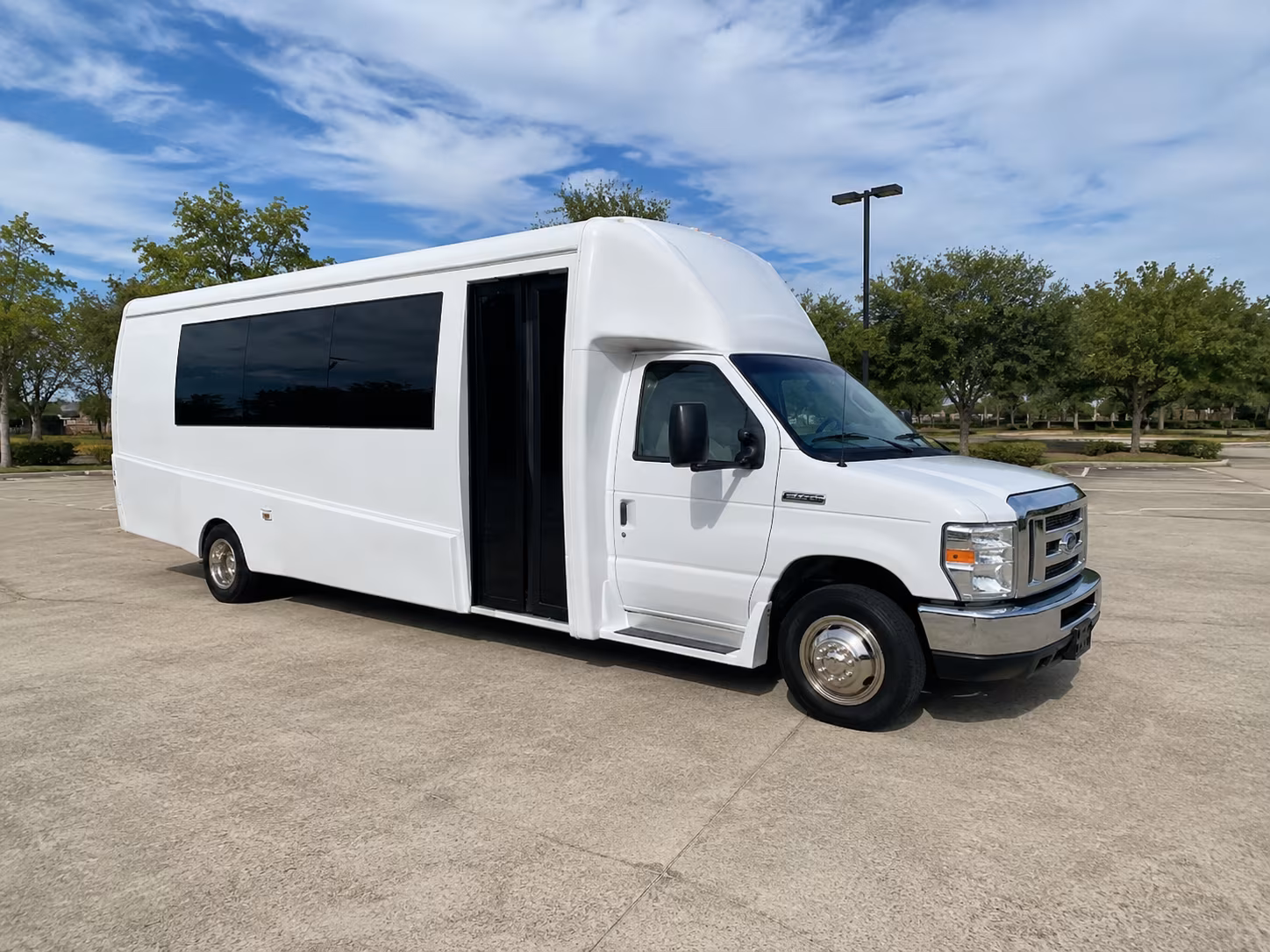 San Antonio Prom & Homecoming Transportation party bus interior