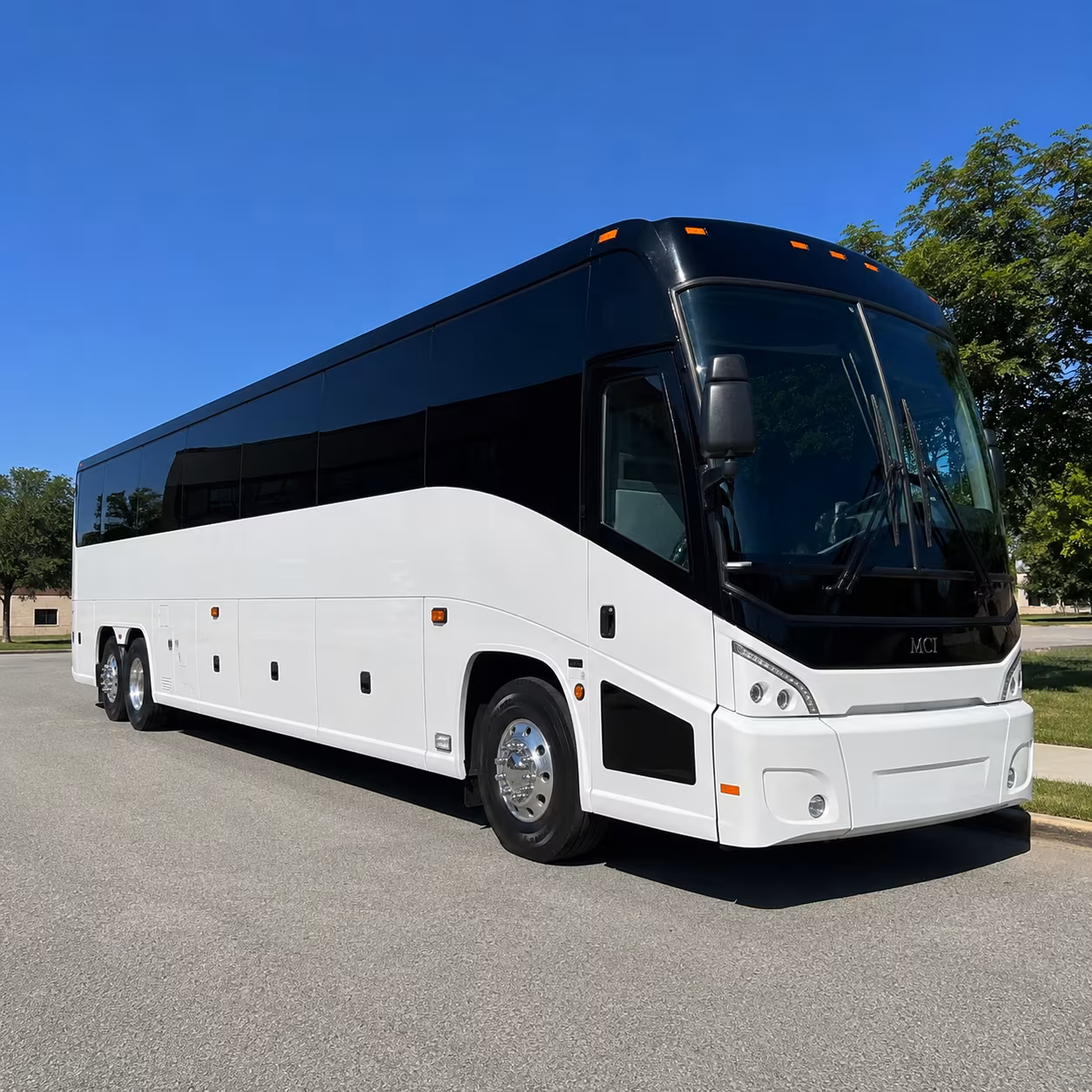 San Antonio School Event Transportation party bus exterior