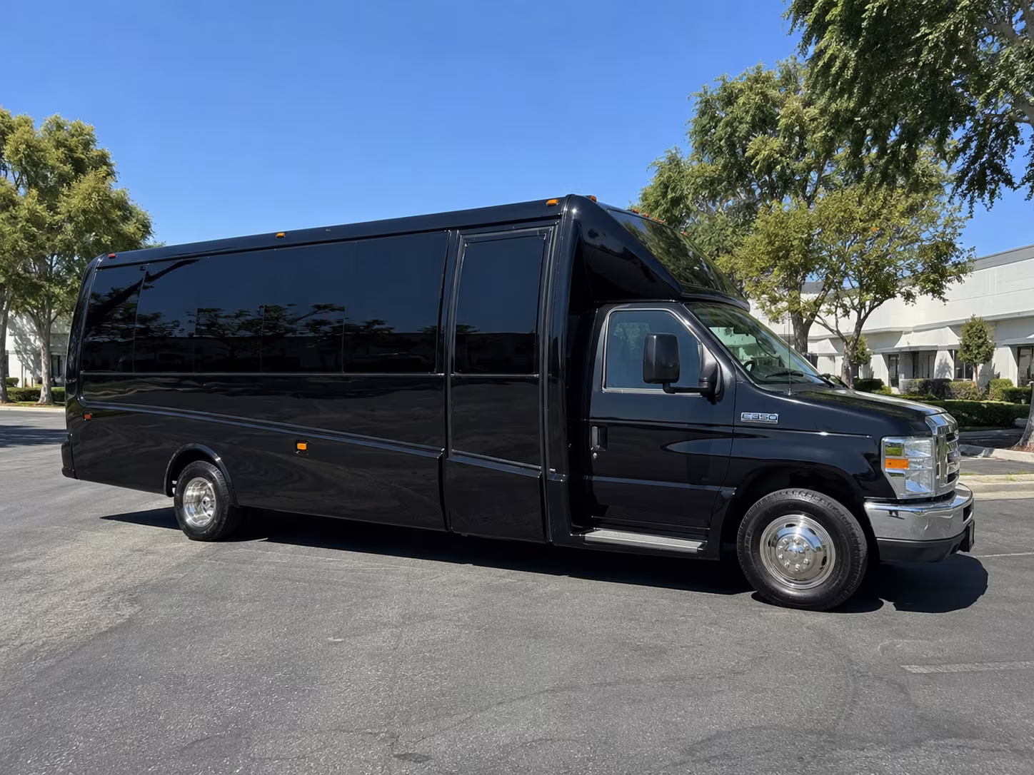 San Antonio Sporting Event Transportation party bus exterior