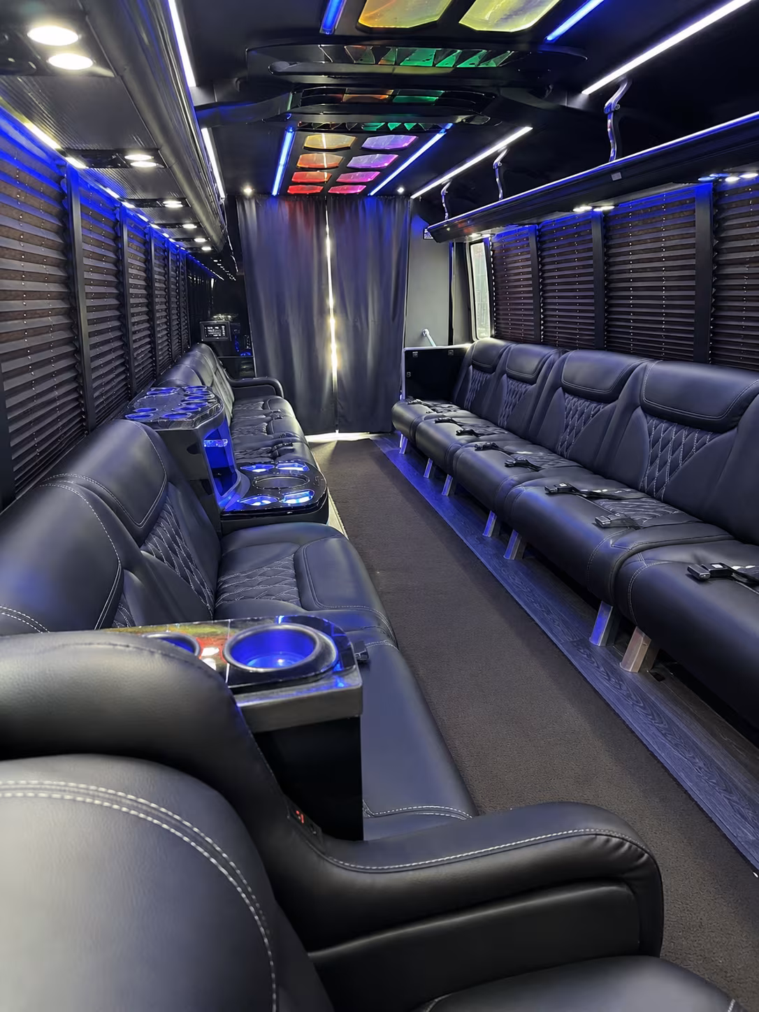 San Antonio Wedding Transportation party bus exterior