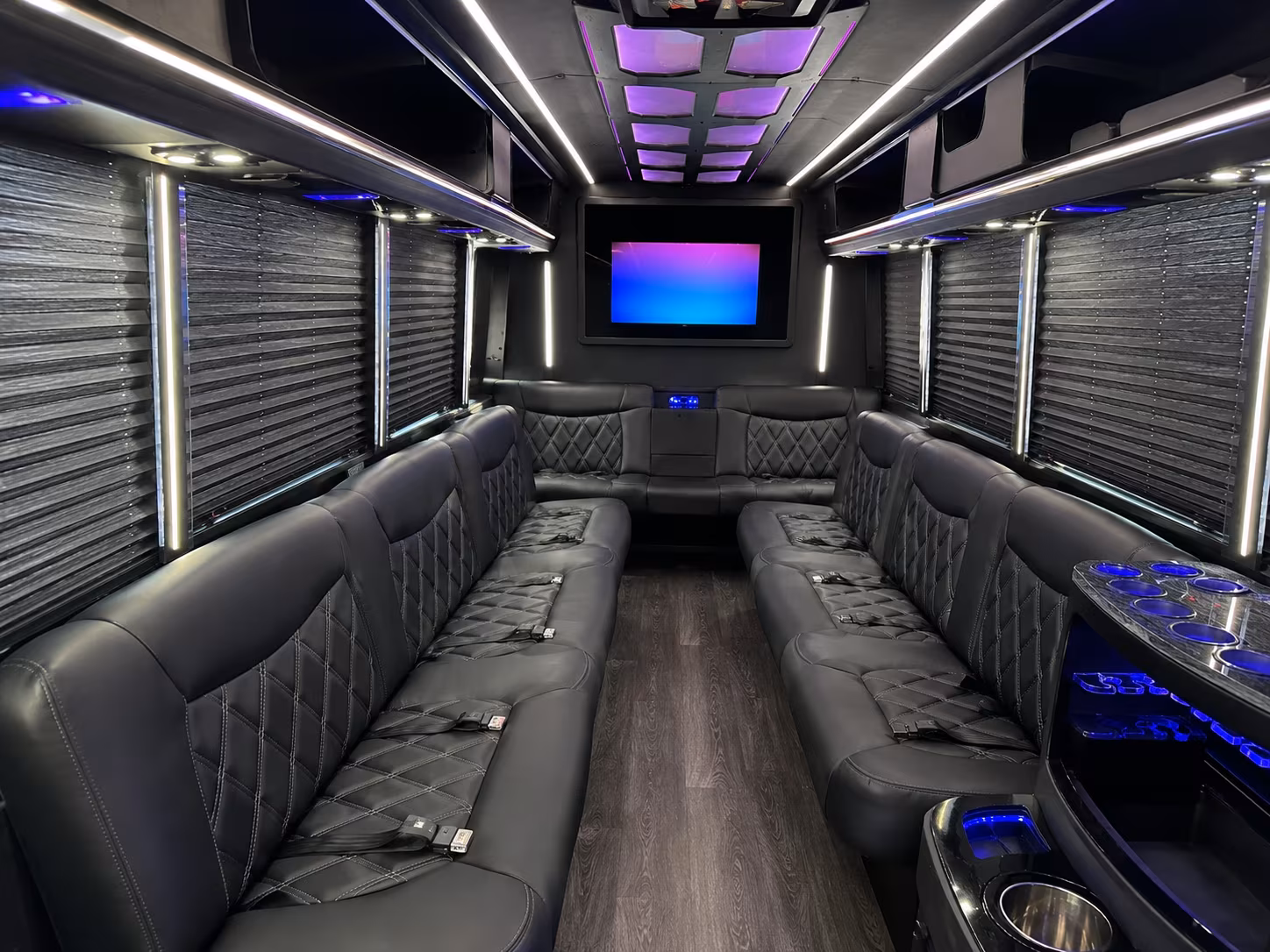 San Antonio Winery Tour & Pub Crawl Transportation party bus exterior