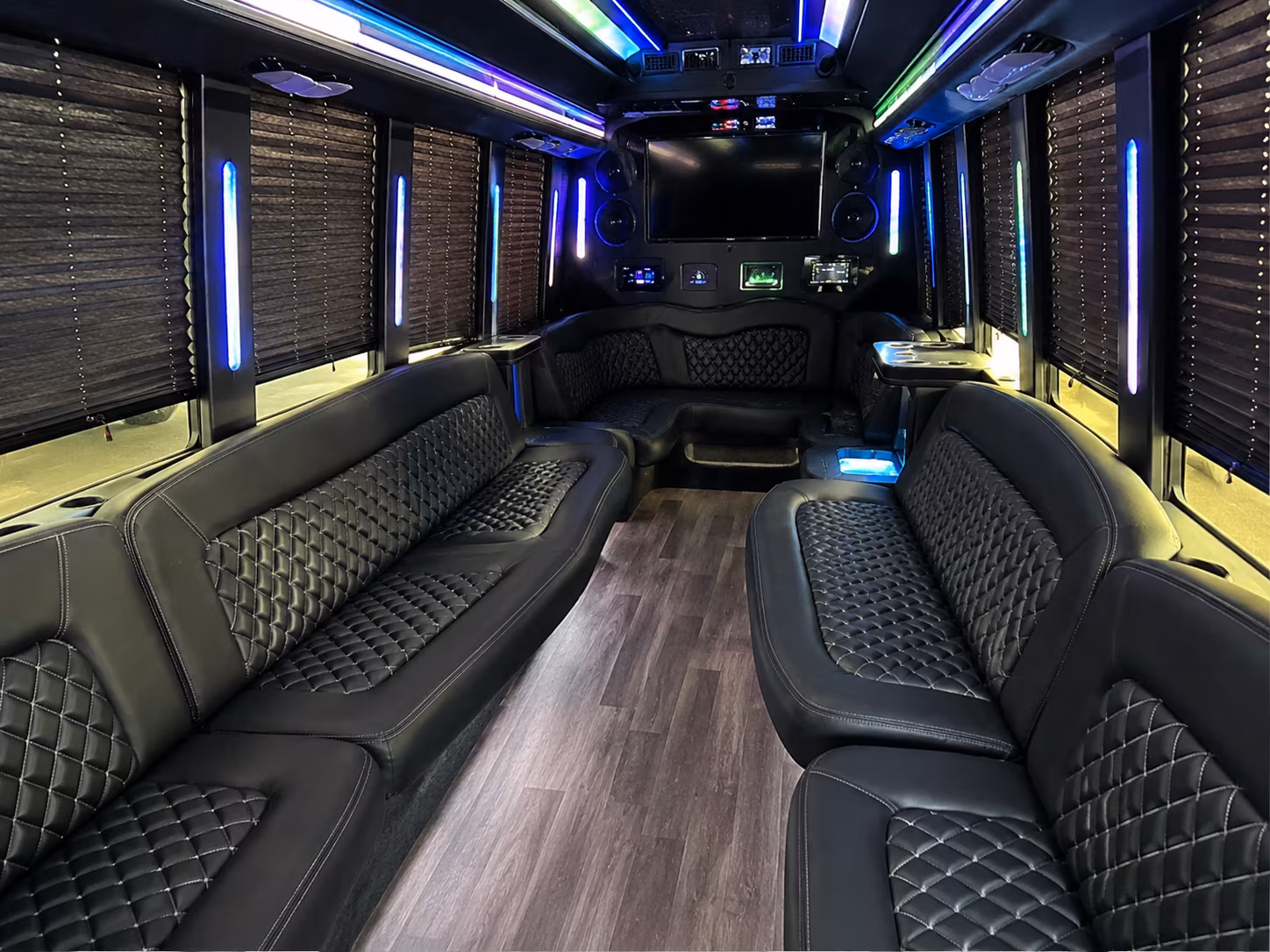 San Antonio Winery Tour & Pub Crawl Transportation party bus exterior