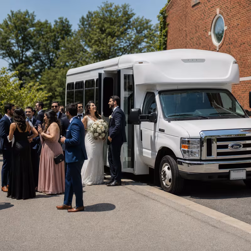 San Antonio Wedding Transportation fleet vehicle
